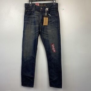 Levis 520 Jeans Mens 28x32 Blue Slouch Skinny Relaxed‎ Fit Sits On Hip Denim